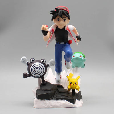 Anime: Ash Ketchum & Starter P0Kém0N Diorama Action Figure