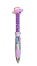 Cosmic Sparkle Planet Pen – Multi-Color Shimmer Gel/Ballpoint Pen
