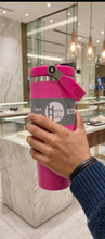 Premium 900ml Pink Insulated Travel Tumbler with Carry Handle