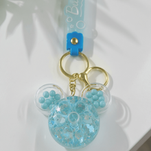 Keychain : Bubble Mickey Shaker Glitter