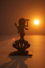 Spiritual: Divine Vishnu on Sheshnag Antique-Finish Idol