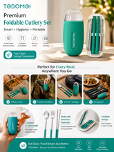 Foldable Cutlery Set (Eaisly Portable) Premium Stainless Steel