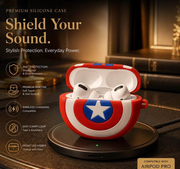 Earbuds:Mr.Captain Shield(Airpods Pro Limited Edition)
