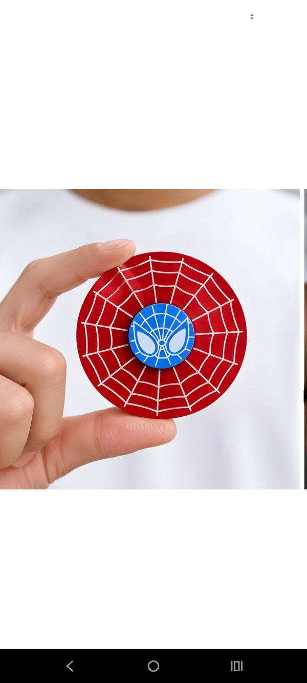 🕷️ Metal Spinner Fidget