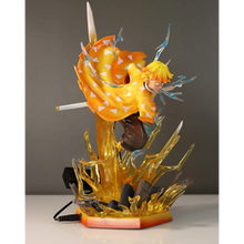 Anime:Agatsuma Zenitsu Head Carving LED Light Figure | Demons Slayer
