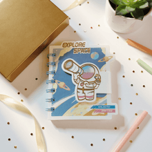 Kids Space Explorer 3D Spiral Notebook | Astronaut Theme