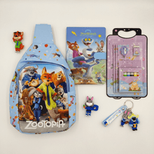 Z00-T0PIA Mini Hamper Set: Full Theme (Chest Bag +Stationery Kit + Diary + Keycahin)