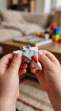 DIY Rubber Space Rocket Building Rubber+Toy – 3-Piece Assembly Set