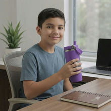 Bottle:900ml Insulated Travel Tumbler – Double-Wall Stainless Steel Flask with Carry Loop Lavender