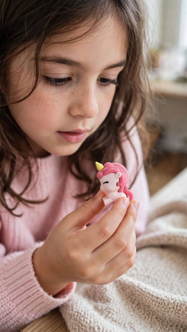 Stationery Eraser:Cute 3D💕 Pink Unicorn Eraser for Kids