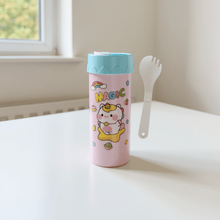 Bottle: Cute Unicorn 🦄 Tiffin Box + Water Bottle Set for Kids