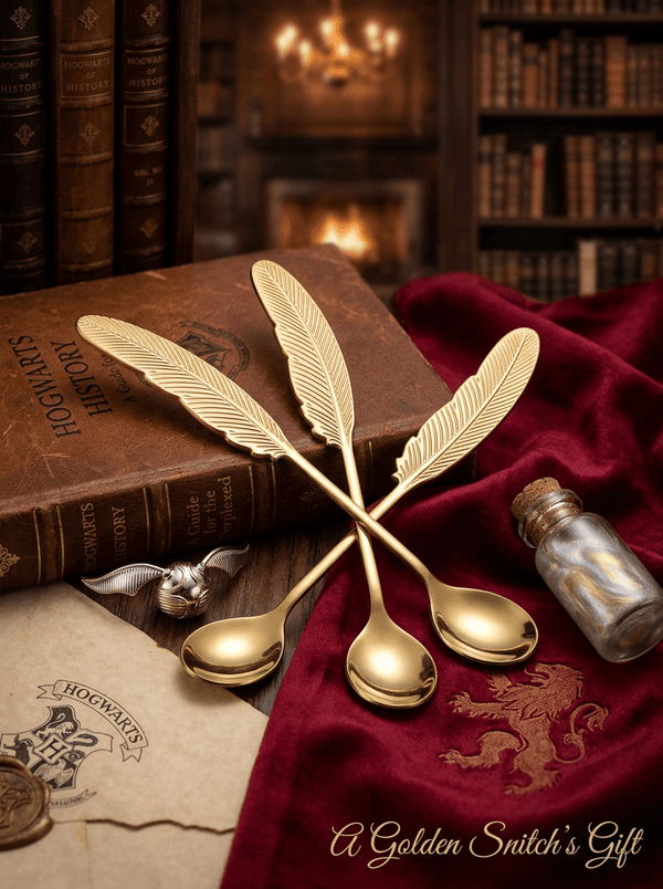 Golden Quill Feather Spoon – Harry Potter