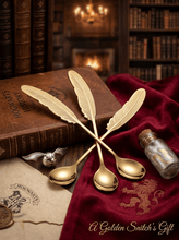Golden Quill Feather Spoon – H@ry P0TTER