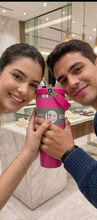Premium 900ml Pink Insulated Travel Tumbler with Carry Handle