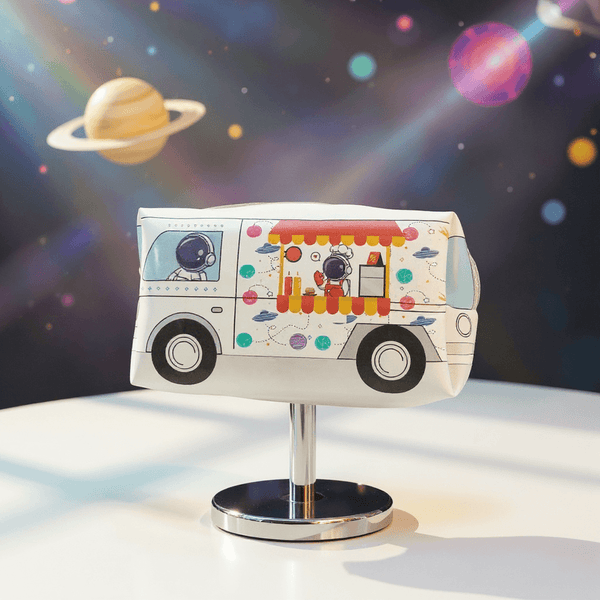 Stationery pouch:Kids Space Astronaut – 🚌 Bus ShapeDesign