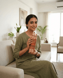 100 % Copper Bottle (Heritage Design) - Health Essentials for All Ages