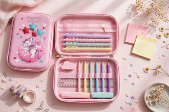 Stationery Organizer -3D 🦄 Star Hardtop – Multi-Compartment