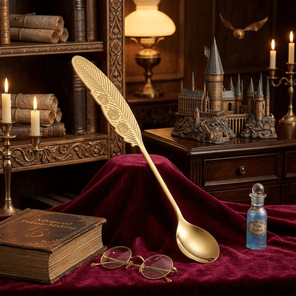 Golden Quill Feather Spoon – Harry Potter