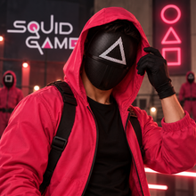 Triangle Squid Game Mask – Premium Guard Style Face Mask