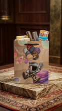 Premium 3D Pop-Up Astronaut Space Gift Bag – Heavy-Duty Paper Hamper & Return Gift Bag with Rope Handles