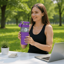 Bottle:900ml Insulated Travel Tumbler – Double-Wall Stainless Steel Flask with Carry Loop Lavender