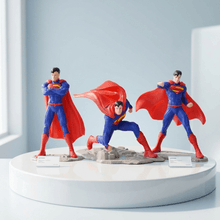 Anime:🦸🦸🦸SÜPËR~MÃN Full set of 3 with Rock Base (Approx 12CM hieght each)
