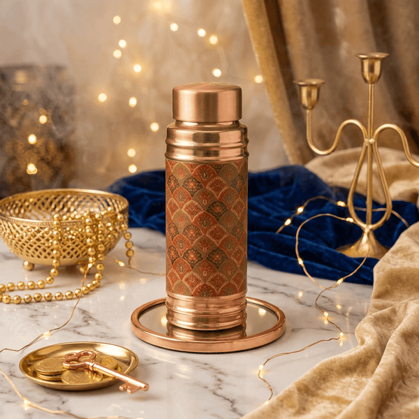 Bottle:100 % Copper(Heritage Design) - Health Essentials for All Ages