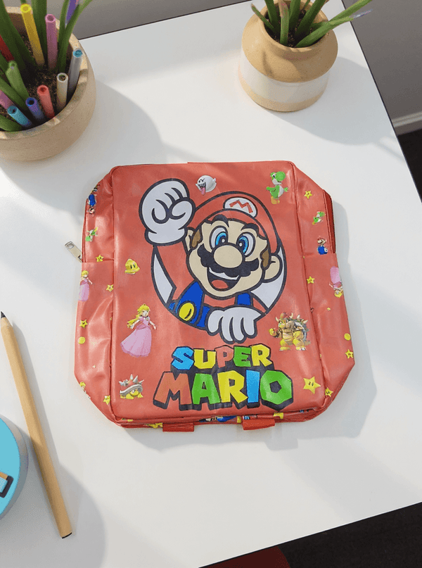 Bag: 🎒 Super Mario Bag For your Super Kido....🎮⭐ (Pre Nursery - Class 5 Kids)