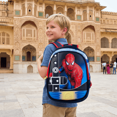 Spider Hero 3D Adventure Backpack – Kids Premium Spiderman Edition