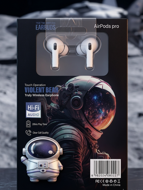 Earbuds:Astronaut Edition TWS Wireless High Quality Edition