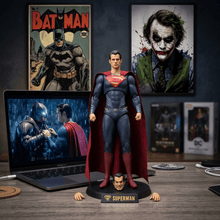 Anime:🦸Super🦸=>Man of Steel Premium 21 CM With Extra (1 Laser Eye Head + 2 hands)