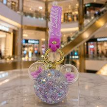 Keychain : Bubble Mickey Shaker Glitter