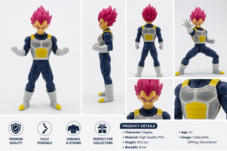 Anime:Crimson Power Warrior – Premium Anime Collectible (19*9 CM)