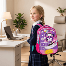 Bag Kuromi-Themed Premium School Ba 💜🎒 - Adjustable Shoulder Straps