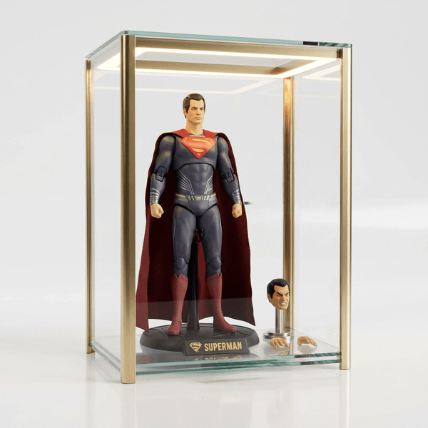 Anime:🦸Super🦸=>Man of Steel Premium 21 CM With Extra (1 Laser Eye Head + 2 hands)