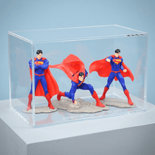 Anime:🦸🦸🦸SÜPËR~MÃN Full set of 3 with Rock Base (Approx 12CM hieght each)