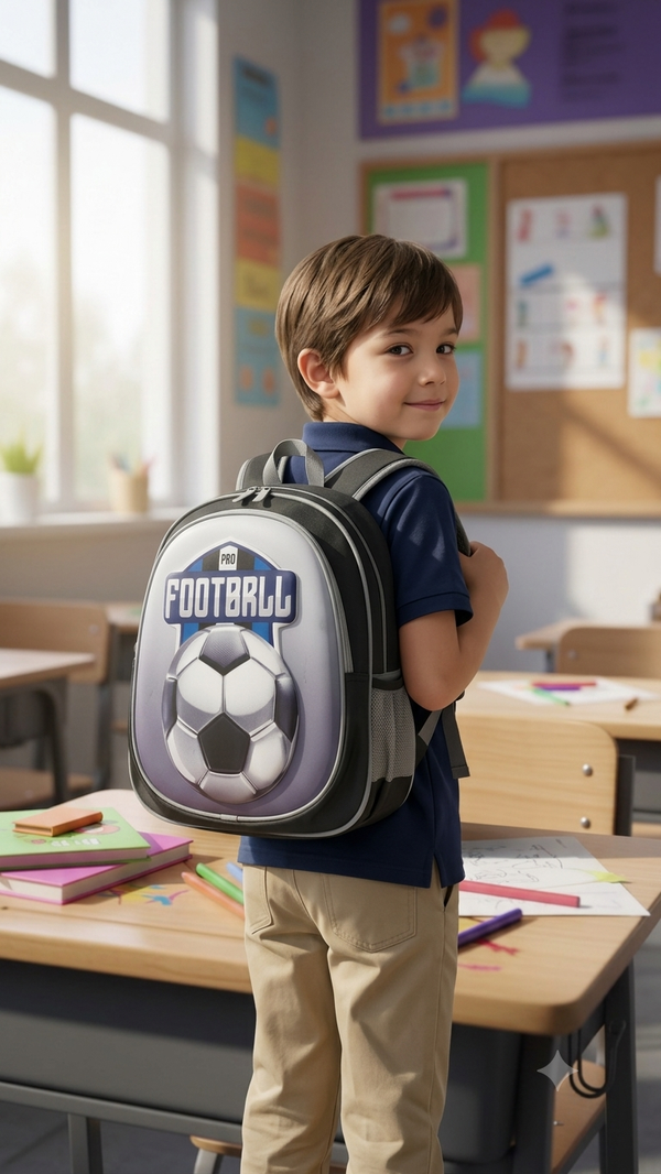 Backpack:Football ⚽Pro-Premium3D - Junior School (Nursery - Class6)