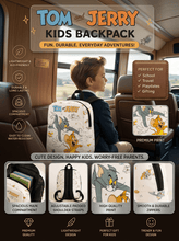 Backpack:Tom & Jerry : Kids 🎒✨ Class Pre- Nursery to Class 7 (FreeSize)