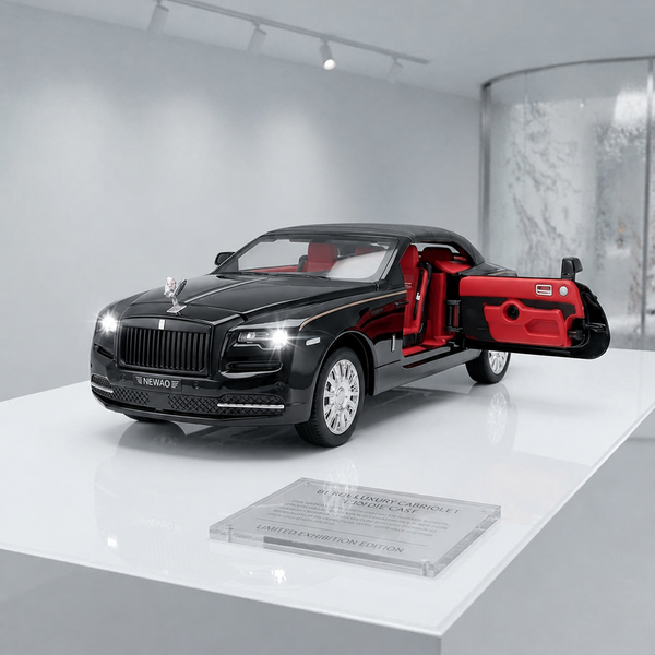 Die-Cast Collector Car:Rolls Royce Wraith ( Black Majesty) Luxury (1:32)