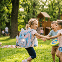 Backpack: Pastel Plush Cat Kids